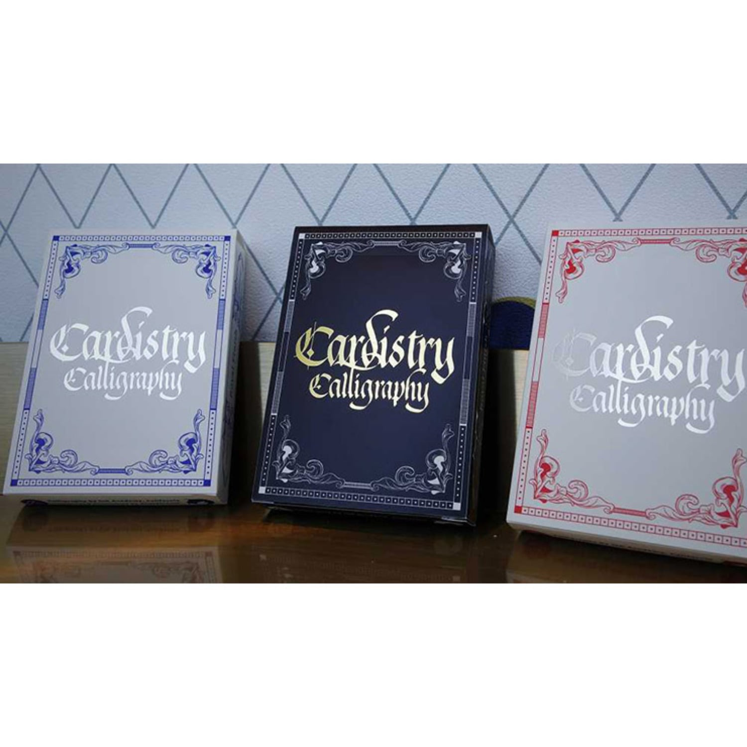 [카디스트리 X 캘리그라피/블랙]Cardistry x Calligraphy Golden Foil Limited Edition Playing Cards