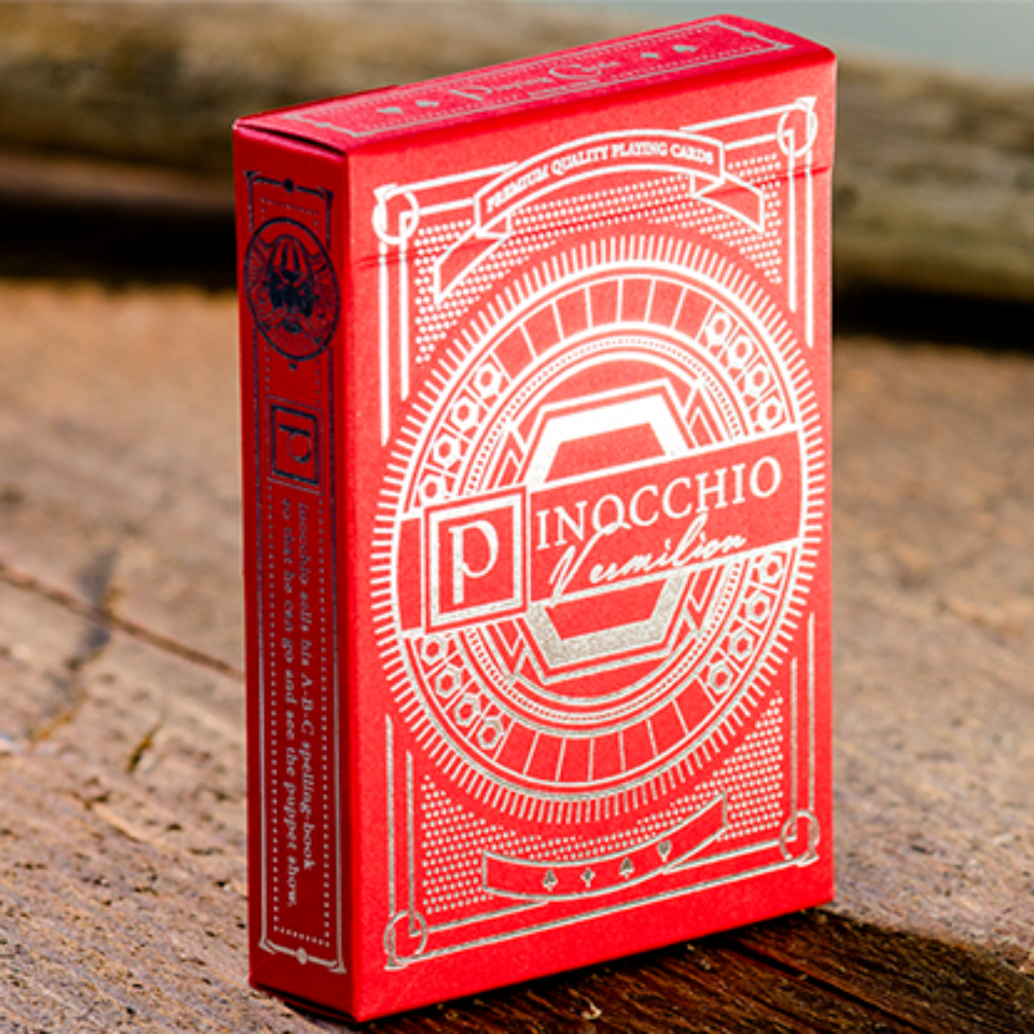 CA28 Pinocchio Vermilion Playing Cards (Red) by Elettra Deganello