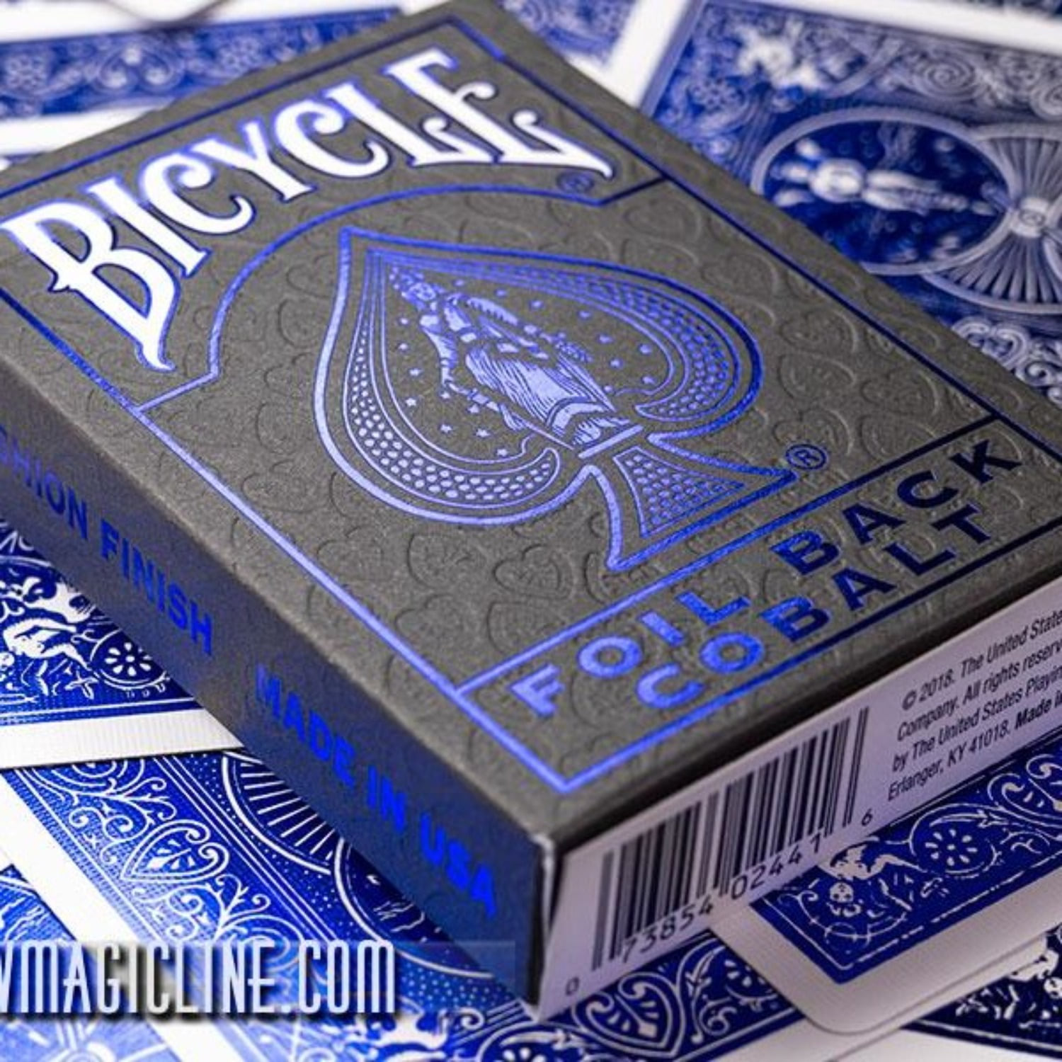 [Blue 코발트럭스 V2] Bicycle Rider Back Cobalt Luxe (Blue) Version 2 by US Playing Card Co