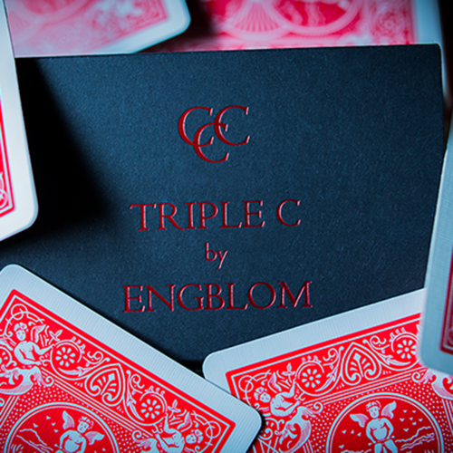 [ 트리플 C] Triple C (Gimmicks and Online Instructions)  by Christian Engblom 관객이 선택한 카드를 다른 관객이 찾아냅니다.