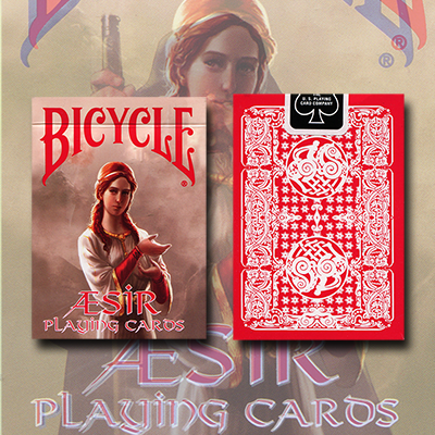 Bicycle AEsir Viking Gods Deck (Red) by US Playing Card Co. - Trick