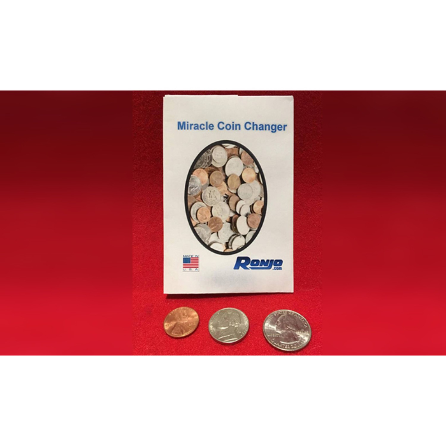[미라클 코인체인저]MIRACLE COIN CHANGER by Ronjo  한손만으로 동전이 손바닥위에서 체인지 됩니다.