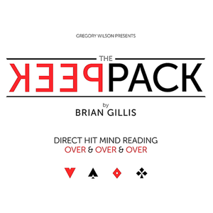 [픽팩] Gregory Wilson Presents The Peek Pack by Brian Gillis (Gimmicks and Online Instructions) -  무려 6명의 관객의 마음을 읽을 수 있습니다.