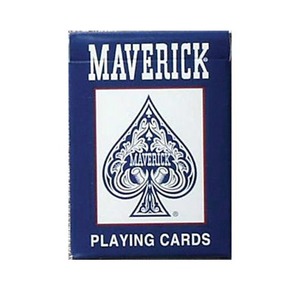 [한정판 OHIO MADE 공장이전전 생산분] 매버릭포커덱-블루(Maverrick, Playing Card,Poker/USPC) 