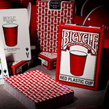 PC004레드 플라스틱컵덱 (Bicycle Red Plastic Cup Deck)