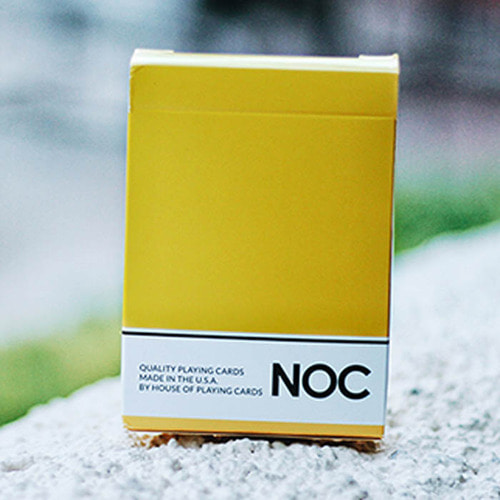 CA24 [녹덱-옐로우] NOC Original Deck (Yellow) by HOPC - Trick