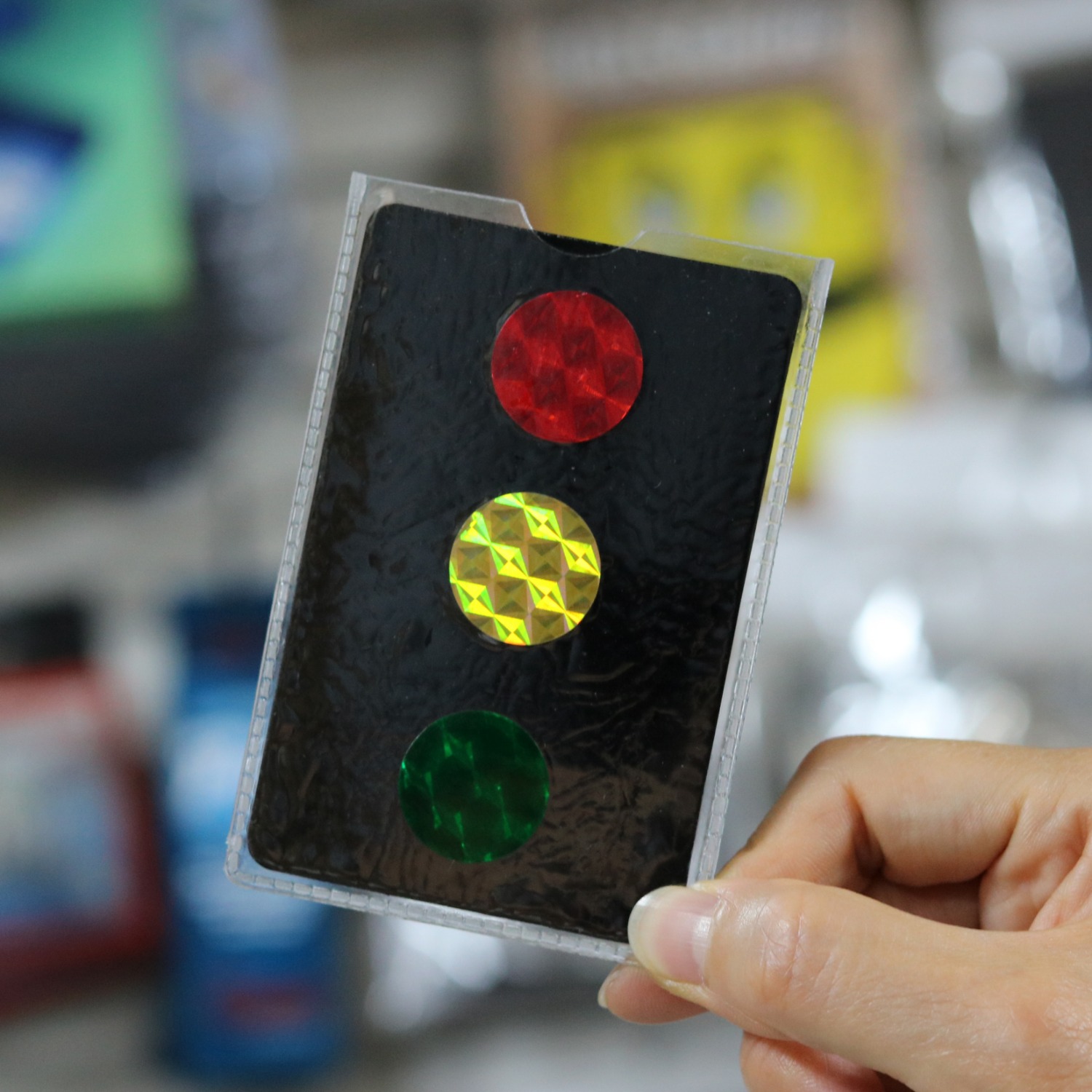 magic Stop Light Cards(신호등카드) 초록색 신호등 그림을 순간이동 시키는 마술입니다.