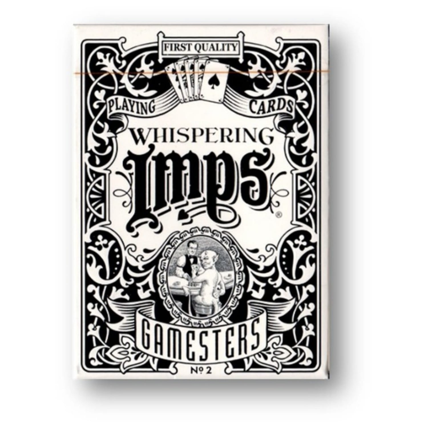 게임스터 스탠다드(블랙)Gamesters Standard Edition Playing Cards (Black) by Whispering Imps