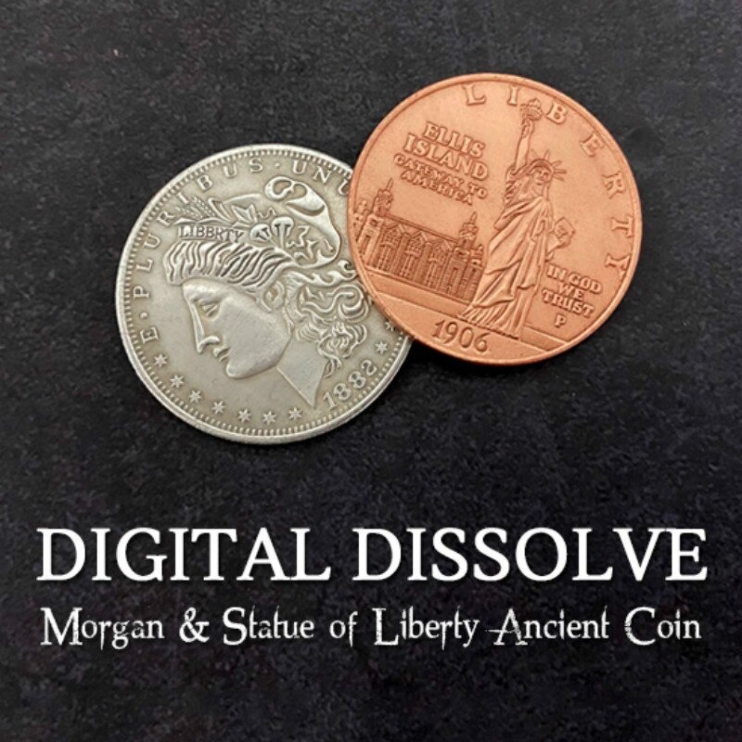 [디지털디졸브 Digital Dissolve] 동전의 비주얼한 컬러체인지입니다.
