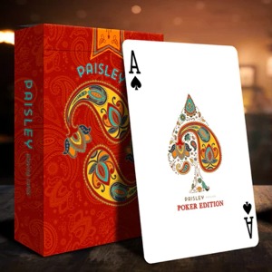 바이시클카드 페이즐리 레드(Paisley Poker Red Playing Cards )