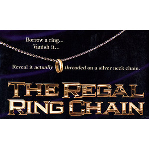 [리갈 링체인]The Regal Ring Chain with Gimmick 관객의 반지가 마술사의 목걸이 안으로 순식간에 이동합니다.