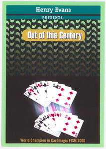 아웃어브센츄리[Out of this Century]  (Improve Version) by Henry Evans 관객이 직접섞어서 뒤죽박죽된 카드를 마술사는 제스처 한번에 모두 레드와 블랙으로 정리해버립니다.