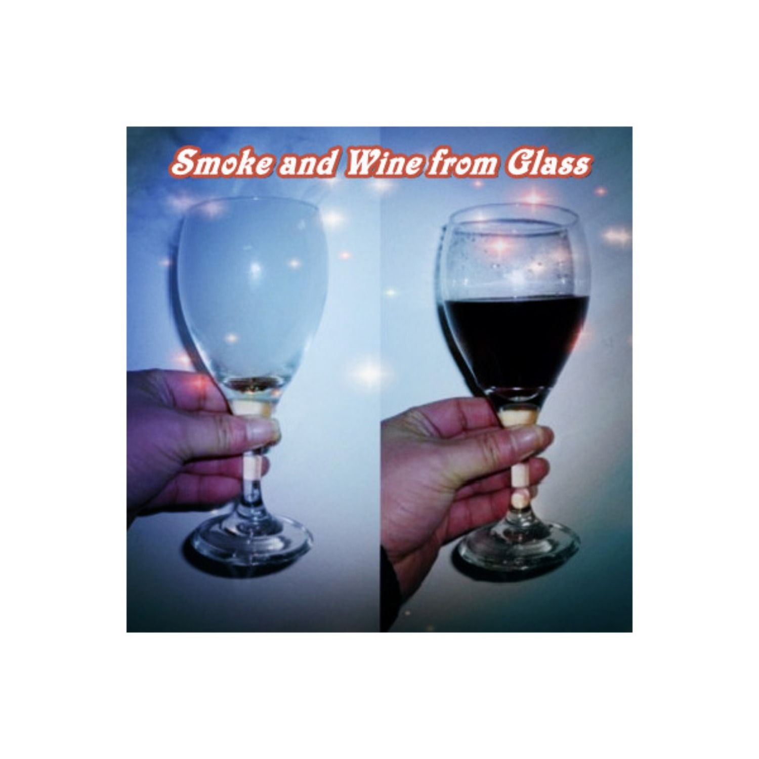[스모크앤와인] Smoke and Wine from Glass 비어있는 와인잔에서 안개가 나타나고, 곧이어 와인이 채워집니다.