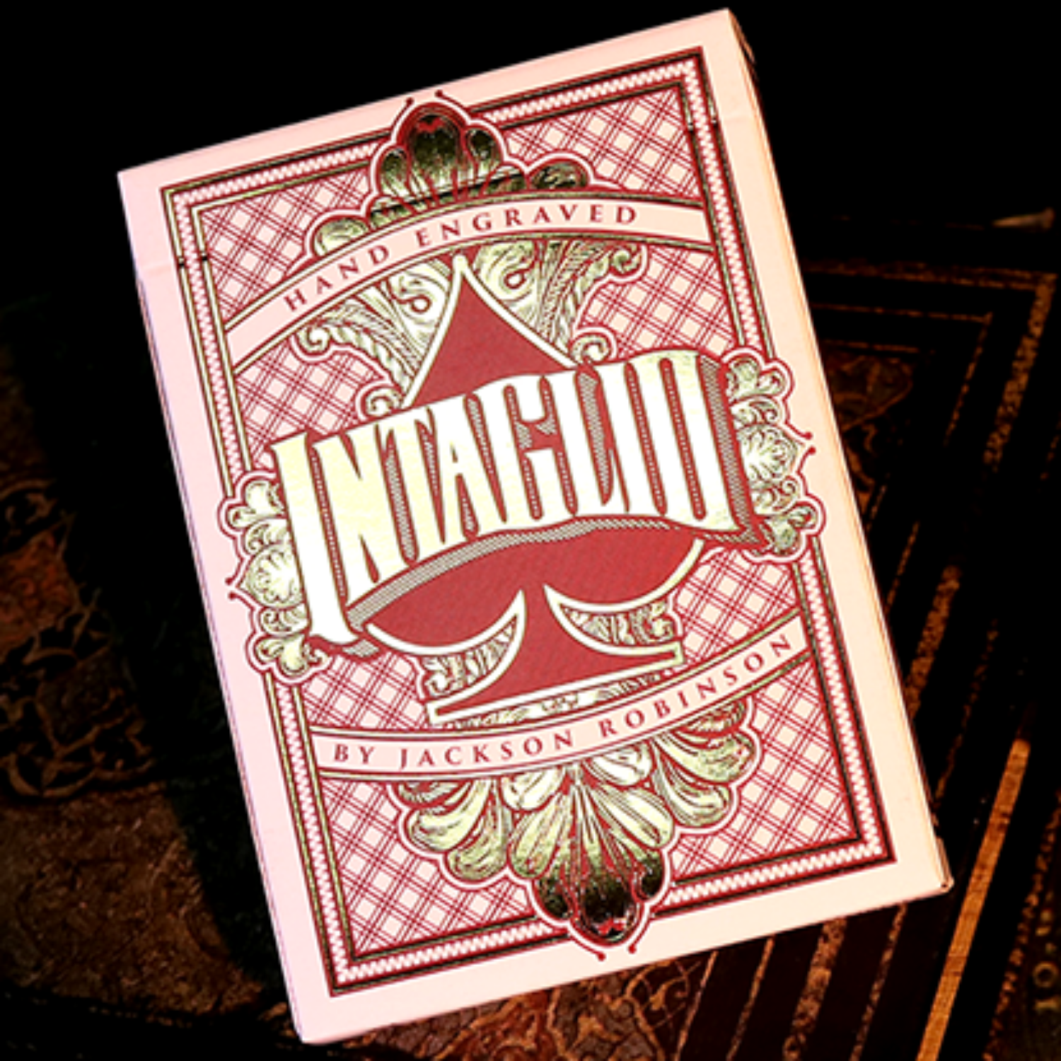 [인태글리오덱] Intaglio Red Playing Cards by Jackson Robinson