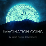 이매지내이션코인[ Imagination Coins US Quarter (DVD and Gimmicks) by Garrett Thomas and Kozmomagic]