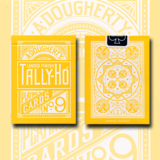 탈리호리버스 팬백(옐로우)Tally Ho Reverse Fan back (Yellow) Limited Ed. by Aloy Studios / USPCC